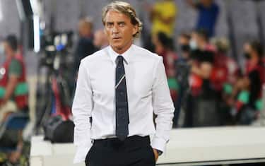 Coach Roberto Mancini of Italy during the FIFA World Cup Qatar 2022, Qualifiers Group C football match between Italy and Bulgaria on September 2, 2022 at Artemio Franchi stadium in Firenze, Italy
