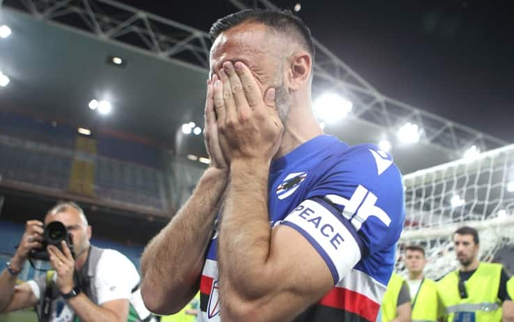 Quagliarella saluta in lacrime