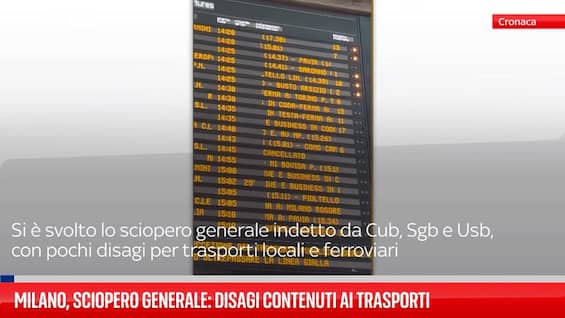milano sciopero generale disagi contenuti ai trasporti