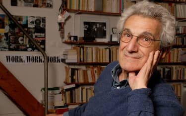 PARIS, FRANCE - JUNE 21:  Italian philosopher Toni Negri poses at his home during a portrait session held on June 21, 2011 in Paris, France. (Photo by Ulf Andersen/Getty Images)