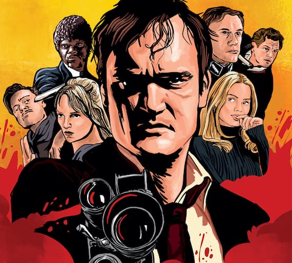 Un dettaglio della copertina di “Quentin Tarantino. The graphic novel”