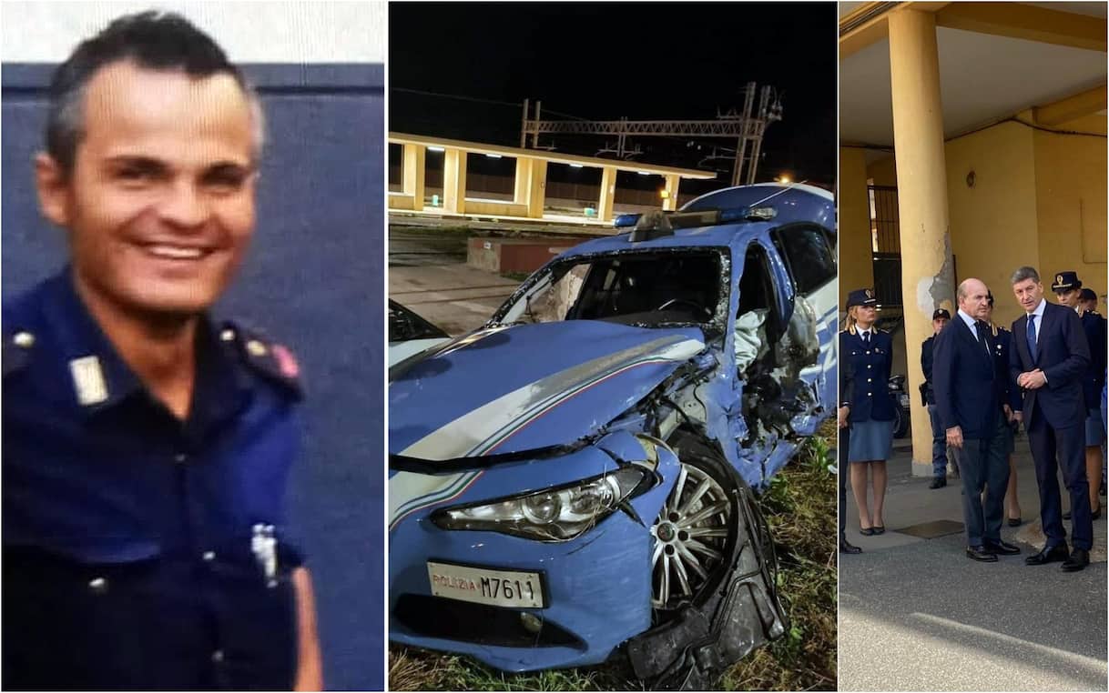 Agente ucciso in incidente Torre del Greco, capo Polizia vede i parenti. Migliora collega