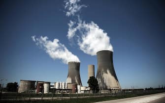 A picture taken on July 9, 2008 shows the Tricastin Nuclear Power Centre in Bollene, southern France. An accidental spillage of waste containing uranium occured on July 8, 2008 at one of France's top nuclear plants. Some 30 cubic metres (over 1,000 cubic feet) of effluents containing 12 grammes (easily less than half an ounce) of uranium per litre spilled out at the Tricastin Nuclear Power Centre.  Residents in southern France were told not to drink water or eat fish from rivers despite tests showing an uranium leak at a nuclear plant was not as serious as previously thought.   AFP PHOTO / FRED DUFOUR (Photo credit should read FRED DUFOUR/AFP via Getty Images)