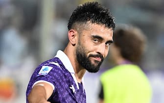 Fiorentina's foward Nicolas Gonzalez celebrate after scoring a goal during the UEFA Europa Conference League Qualification play off 2nd leg soccer match between ACF Fiorentina and SK Rapid at the at Artemio Franchi Stadium in Florence, Italy, 31 August 2023
ANSA/CLAUDIO GIOVANNINI