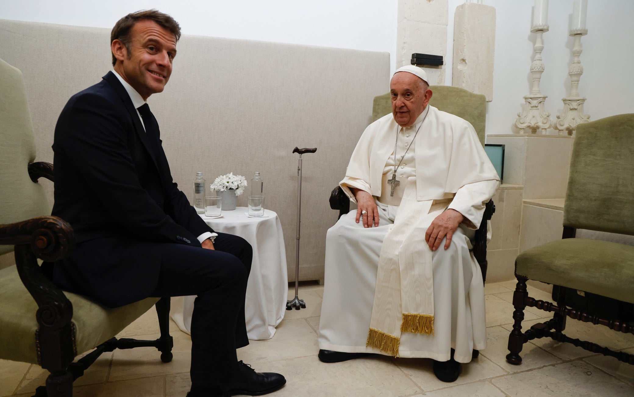 Macron e il Papa