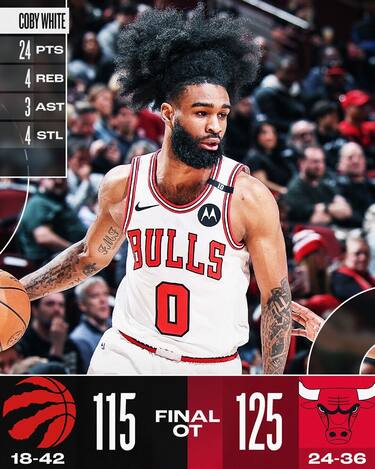 CHICAGO BULLS-TORONTO RAPTORS 125-115 OT