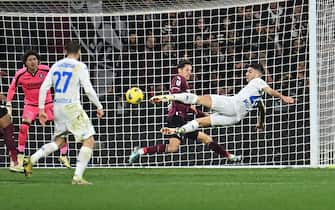 Empoli's Nicolò Cambiaghi in action during the Italian Serie A soccer match US Salernitana vs Empoli FC at the Arechi stadium in Salerno, Italy, 09 February 2024.
ANSA/MASSIMO PICA