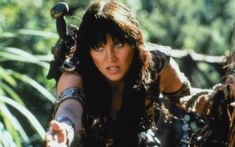 Lucy Lawless in una scena di Xena