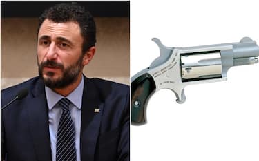 Emanuele Pozzolo e la pistola
