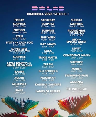 Altri palchi ad hoc a Coachella (con artisti e dj set)