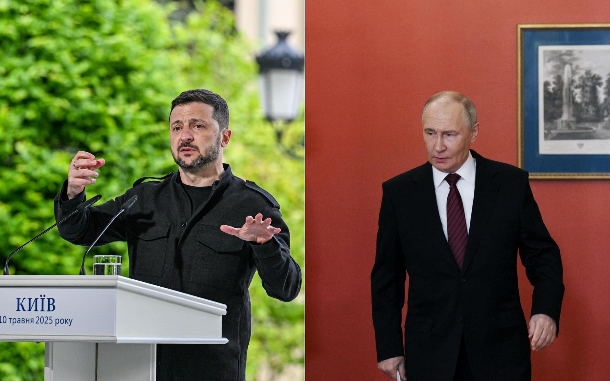 Putin Zelensky