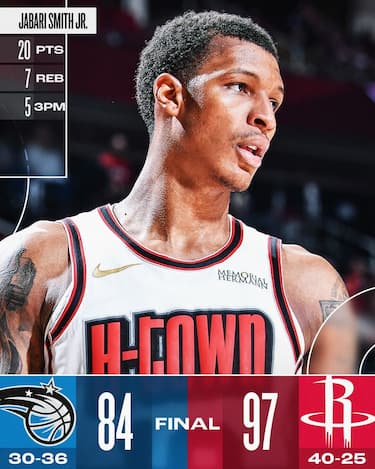 HOUSTON ROCKETS-ORLANDO MAGIC 97-84