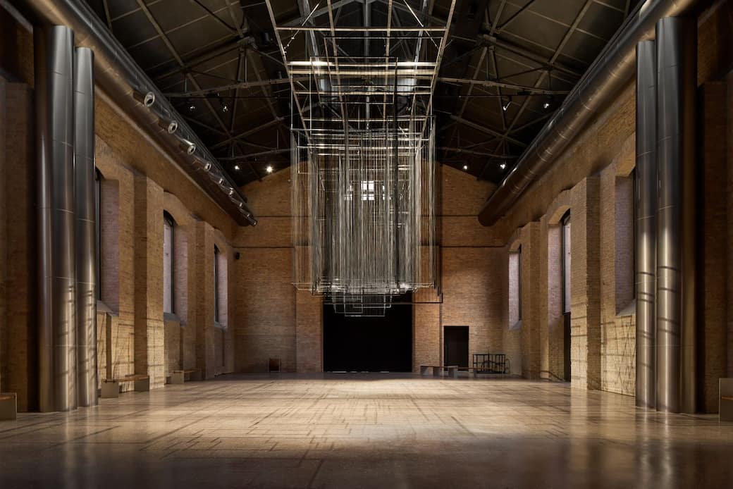 Centre for Contemporary Arts Tashkent (CCA Tashkent). View of the Diesel station exhibition space. Courtesy of Studio KO and Dan Glasser