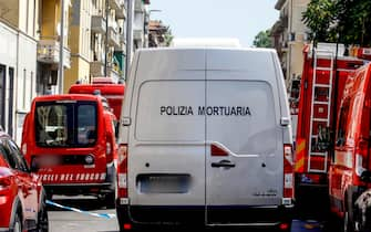 La residenza per anziani Casa dei coniugi di Milano dove un incendio ha causato la morte di sei persone, Milano, 7 luglio 2023.
ANSA/MOURAD BALTI TOUATI