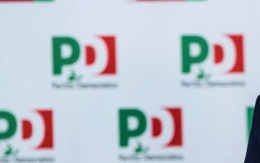 Il segretario del Partito Democratico Enrico Letta durante la Direzione nazionale del PD nella sede del Partito Democratico, Roma, 06 ottobre 2022. ANSA/ANGELO CARCONI