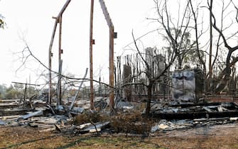 LOS ANGELES, CA - JANUARY 10: A view of Billy Crystal's home destroyed in the Palisades fire on January 10, 2025 in Los Angeles, California. (Photo by MEGA/GC Images)