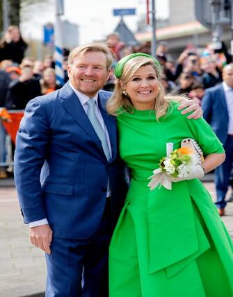 Dutch Royals attending King's Day 2023, the celebration of the 56th birthday of the Dutch King in Rotterdam, The Netherlands.



Pictured: King Willem-Alexander,Queen Maxima

Ref: SPL5545249 270423 NON-EXCLUSIVE

Picture by: SplashNews.com



Splash News and Pictures

USA: +1 310-525-5808
London: +44 (0)20 8126 1009
Berlin: +49 175 3764 166

photodesk@splashnews.com



World Rights, No Netherlands Rights