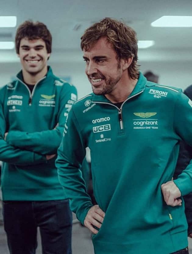 Lance Stroll e Fernando Alonso