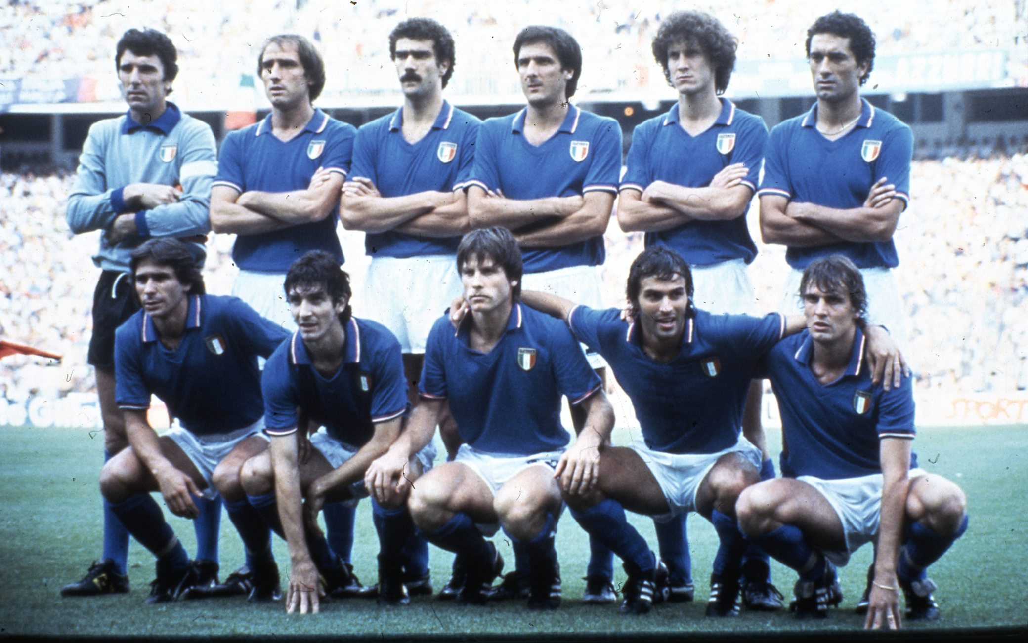 Wales v Italy - Dino Zoff, the Italian goalkeeper from Naple, makes a