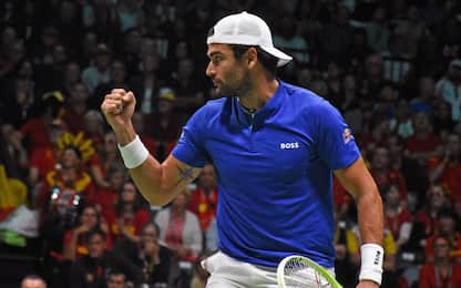 Italia-Belgio 1-0 LIVE: Berrettini batte Blockx