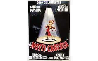 La locandina de Le notti di Cabiria