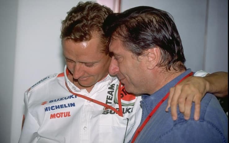 Schwantz e il dott. Costa nel giorno del ritiro del pilota texano