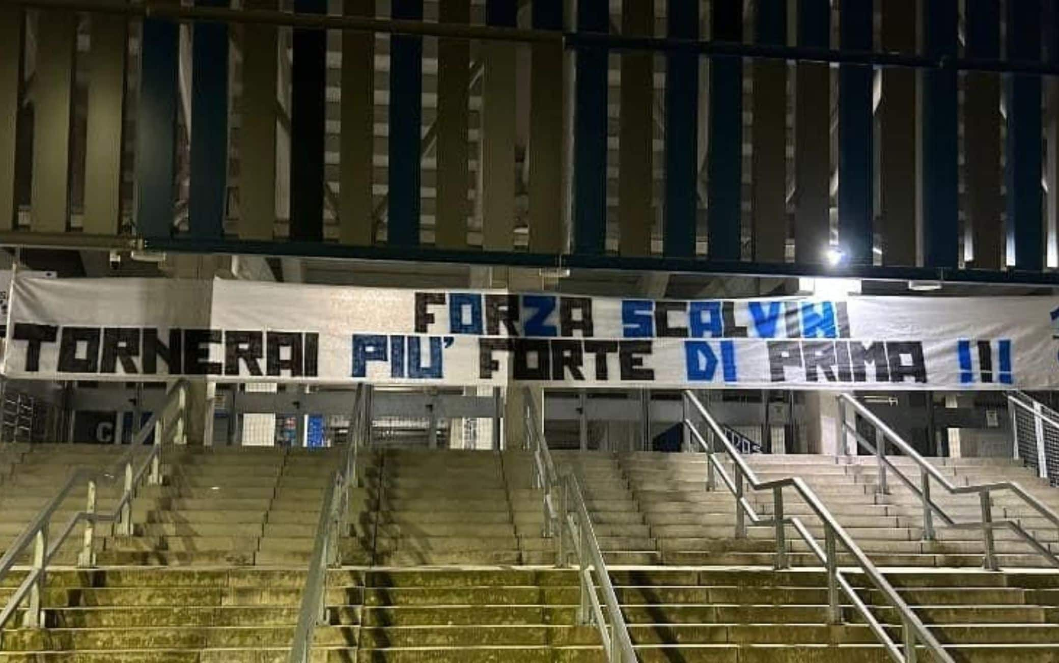 I tifosi dell'Atalanta a Scalvini: "Tornerai più forte di prima"