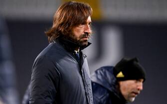 Andrea Pirlo sulla panchina della Juventus