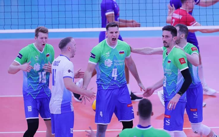 Esultanza Slovenia Europei