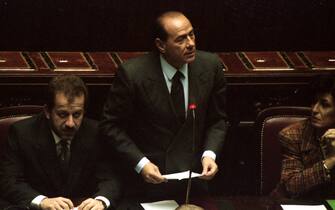 19941222 ROMA - Berlusconi alla Camera.Dimissioni di Berlusconi.