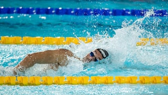 MELBOURNE, Dec. 13, 2022  Gregorio Paltrinieri of Italy competes during the men's 1500m freestyle final at the 16th FINA World Swimming Championships (25m) 2022 in Melbourne, Australia, Dec. 13, 2022. (Photo by Hu Jingchen/Xinhua) (Credit Image: © Hu Jingchen/Xinhua via ZUMA Press)