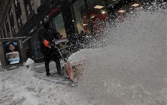 tempesta di neve usa new york