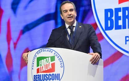 Roberto Occhiuto, durante il Consiglio Nazionale di Forza Italia, Roma, 5 aprile 2025.   ANSA/ALESSANDRO DI MEO