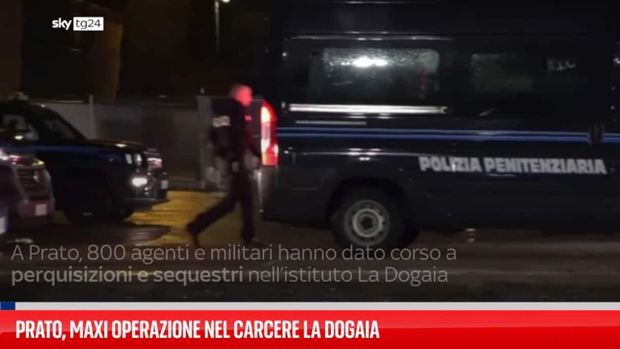 Prato, maxi operazione nel carcere La Dogaia