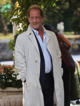 Mostra cinema Venezia Venezia, 81° Venice Film Festival 2024 - Giorno 11. Arrivi all’Imbarcadero dell’Hotel Excelsior. Nella foto Vincent Lindon