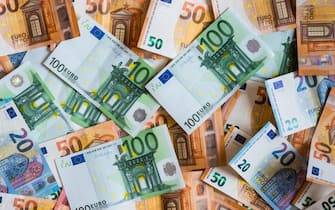 Euro Money. Euro cash background. Euro Money Banknotes