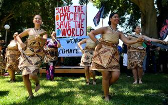 Danza alla manifestazione per il clima di Sydney