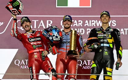 Diggia trionfa in Qatar. Bagnaia 2°, Martin 10°