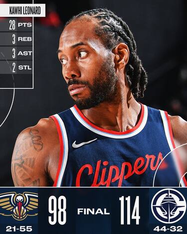 L.A. CLIPPERS-NEW ORLEANS PELICANS 114-98