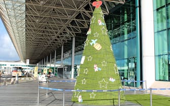 Natale:all'aeroporto di Fiumicino prime partenze per le festività. Fiumicino,17 dicembre 2022. ANSA/TELENEWS