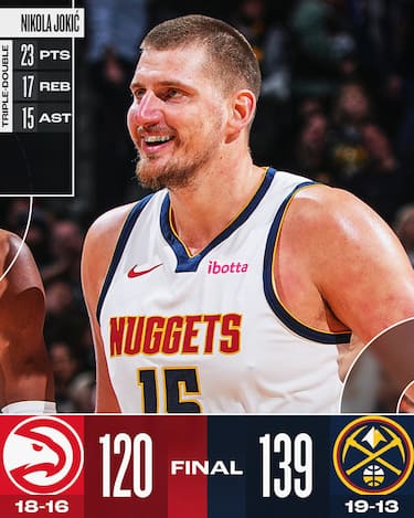 DENVER NUGGETS-ATLANTA HAWKS 139-120