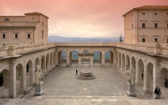 Montecassino abbey. cassino. italy. (Photo by: Bluered/REDA&CO/Universal Images Group via Getty Images)
