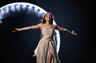 Mandatory Credit: Photo by Jessica Gow/TT/Shutterstock (14472895b)
Eden Golan representing Israel with the song "Hurricane" during the second semi-final of the 68th edition of the Eurovision Song Contest (ESC) at the Malmö Arena, in Malmö, Sweden, Thursday, May 09, 2024.
Eurovision Song Contest 2024, Malmö, Sverige - 09 May 2024