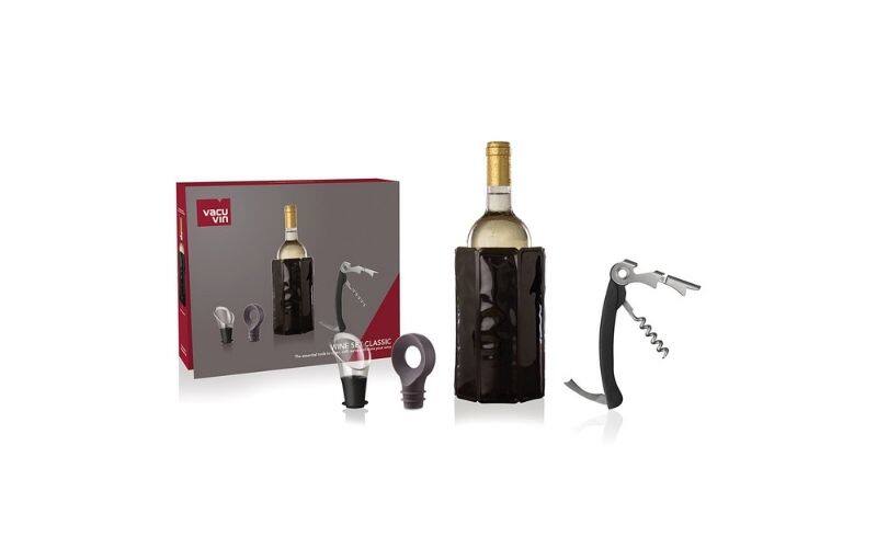 Set vino vacu vin con 4 accessori