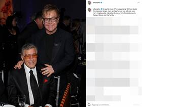 Il post di Elton John dedicato a Tony Bennett