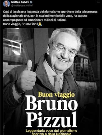 Reazioni morte Pizzul