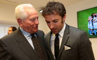 Giampiero Boniperti e Alessandro Del Piero