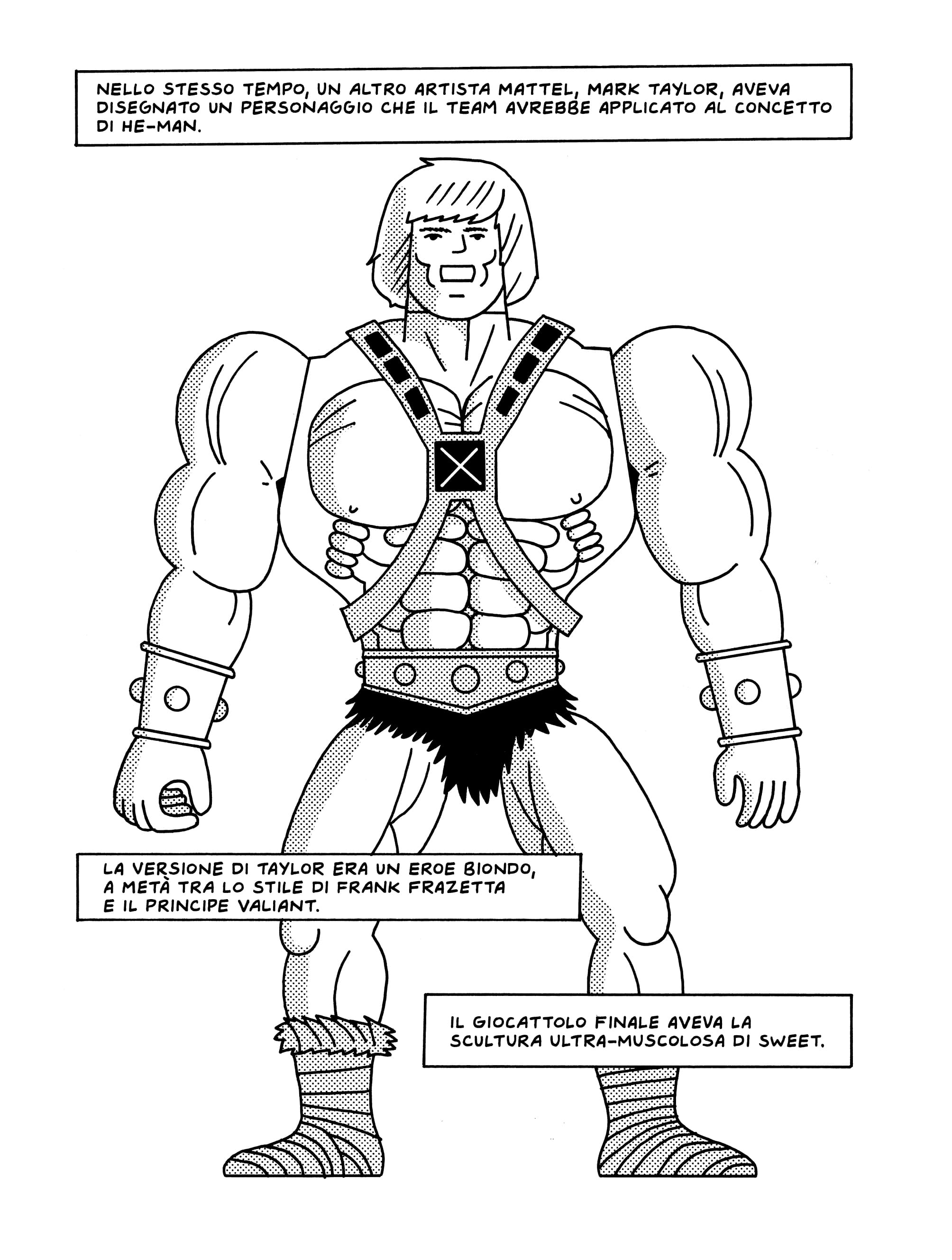 Una tavola tratta da L'effetto He-Man di Brian "Box" Brown