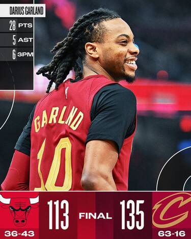CLEVELAND CAVALIERS-CHICAGO BULLS 135-113