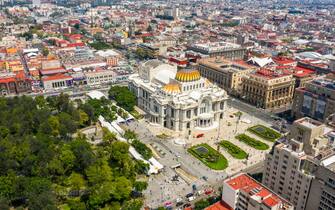 Palacio de Bellas Artes or the Palace of Fine Arts, Mexico City, Mexico